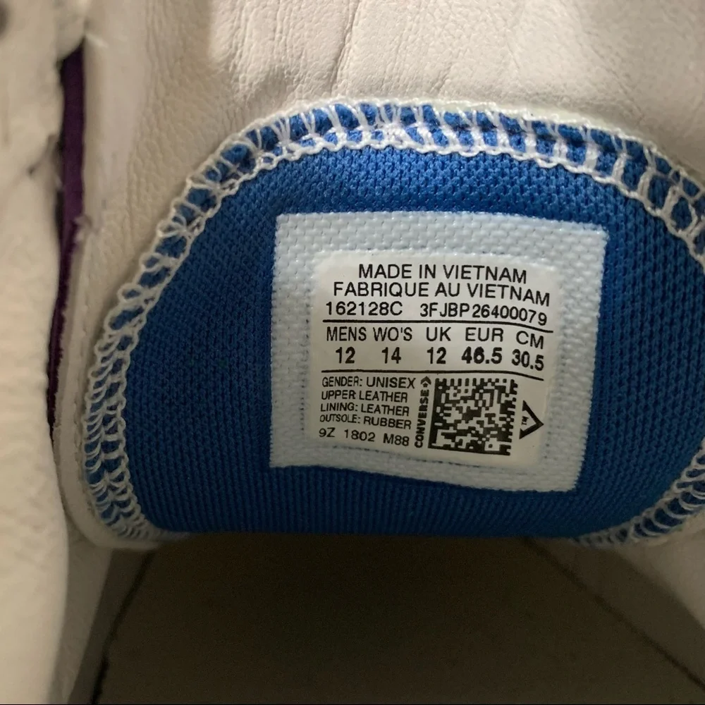 Converse Golf Le Fleur Ox Purple Green 162128C Sneakers Men’s Size 12 - Picture 8 of 11